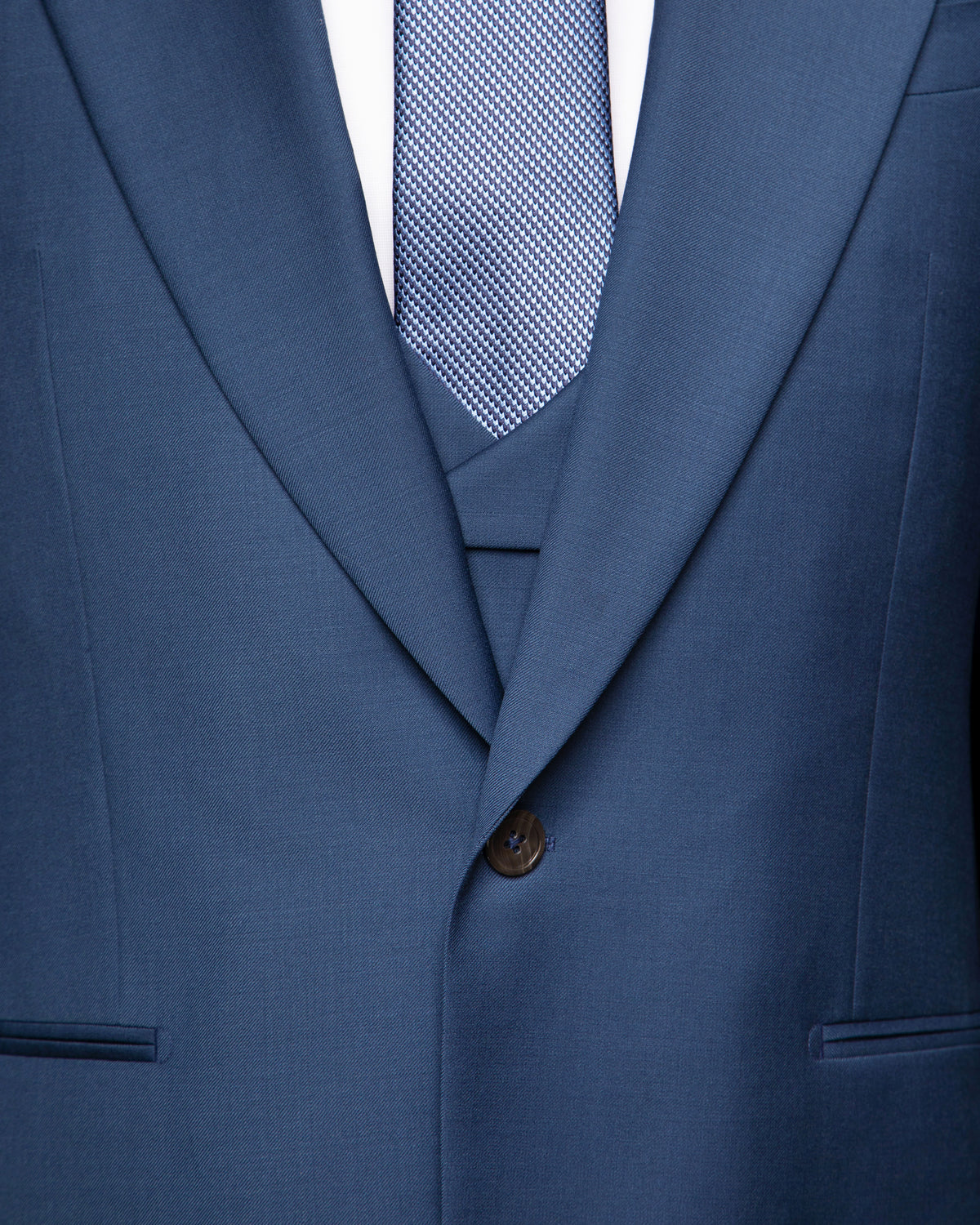 Petrol Blue Modernico Suit with Vest