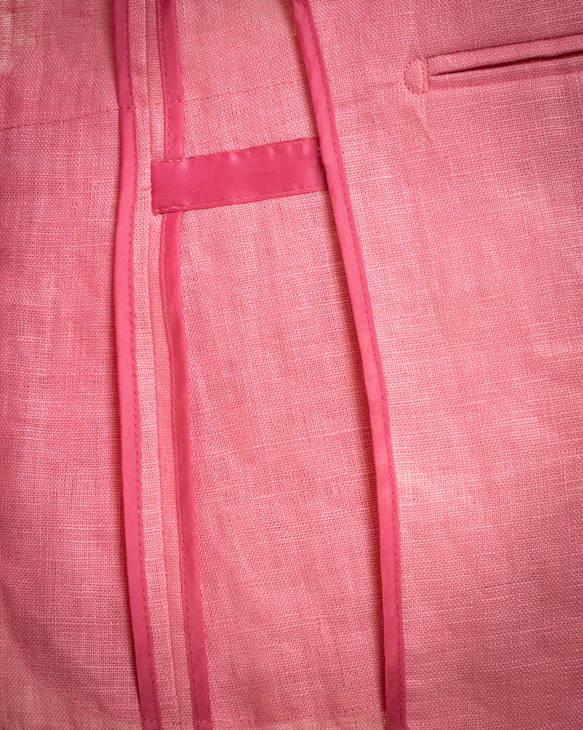 Modernico Linen Suit in Pastel Pink