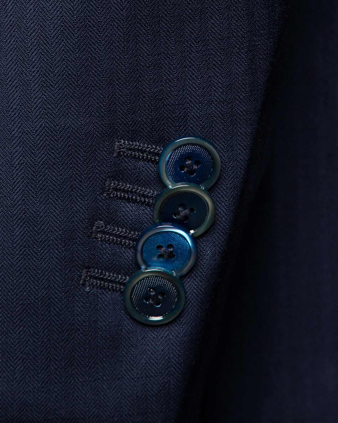 Abito Modernico Blu Scuro Spinato