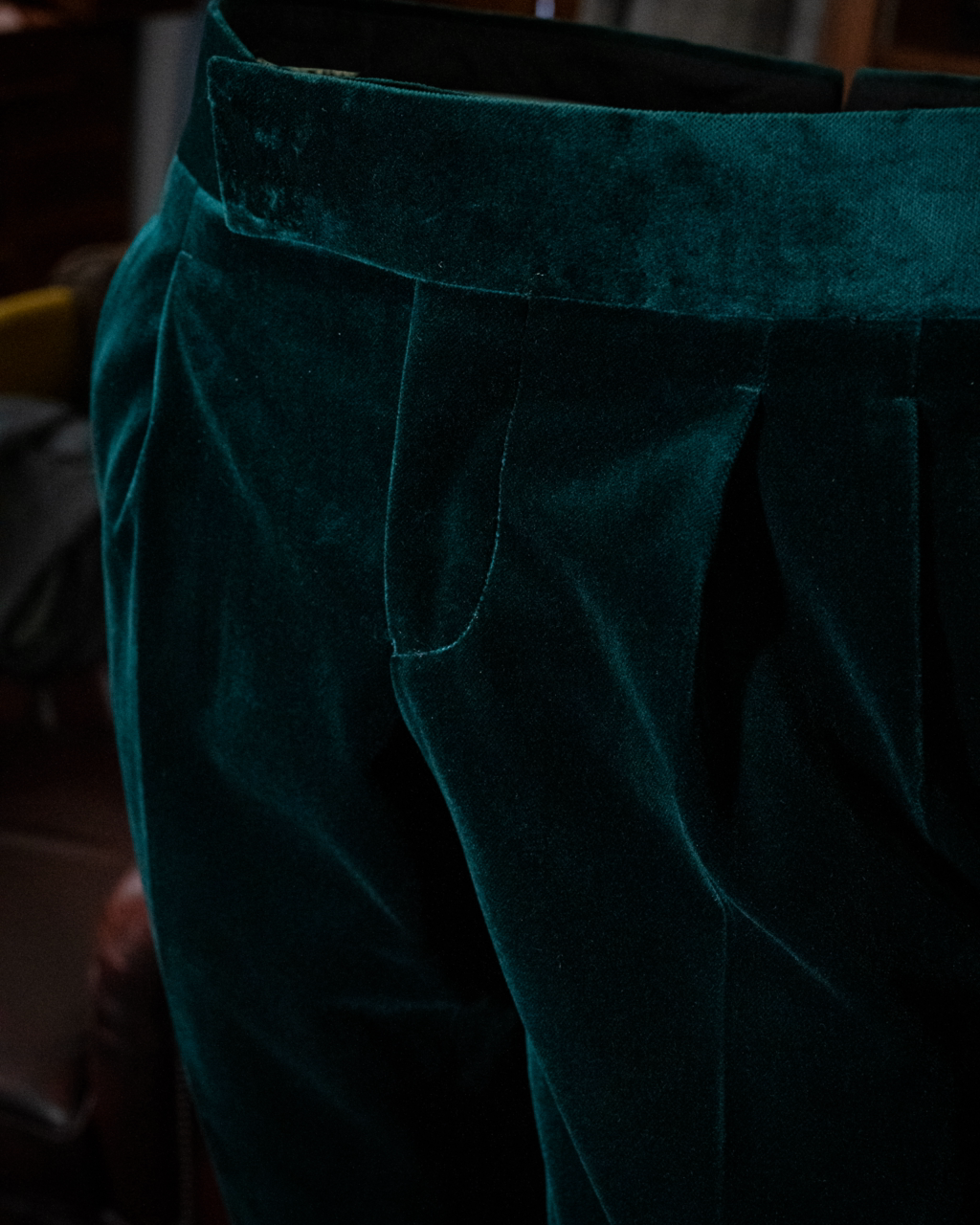 Michelangelo Dark Green Velvet Tuxedo