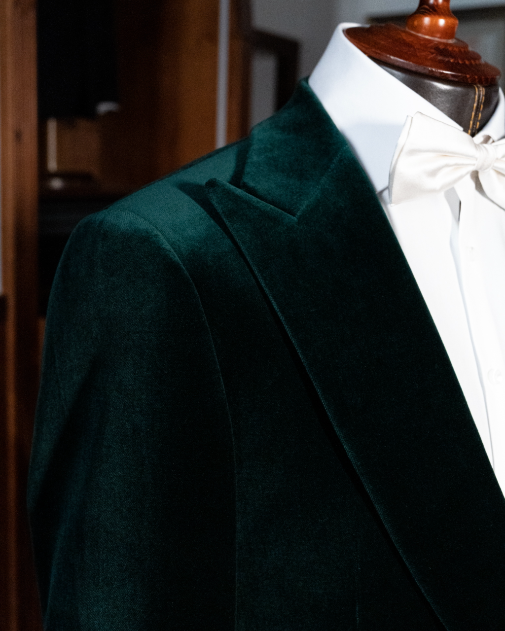 Michelangelo Dark Green Velvet Tuxedo