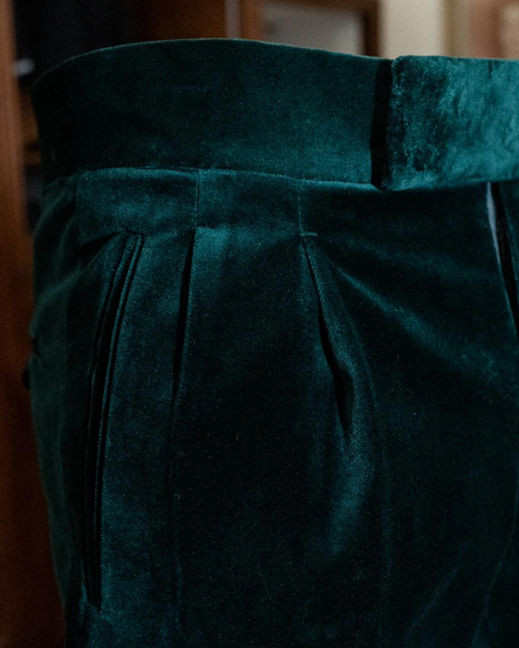 Michelangelo Dark Green Velvet Tuxedo