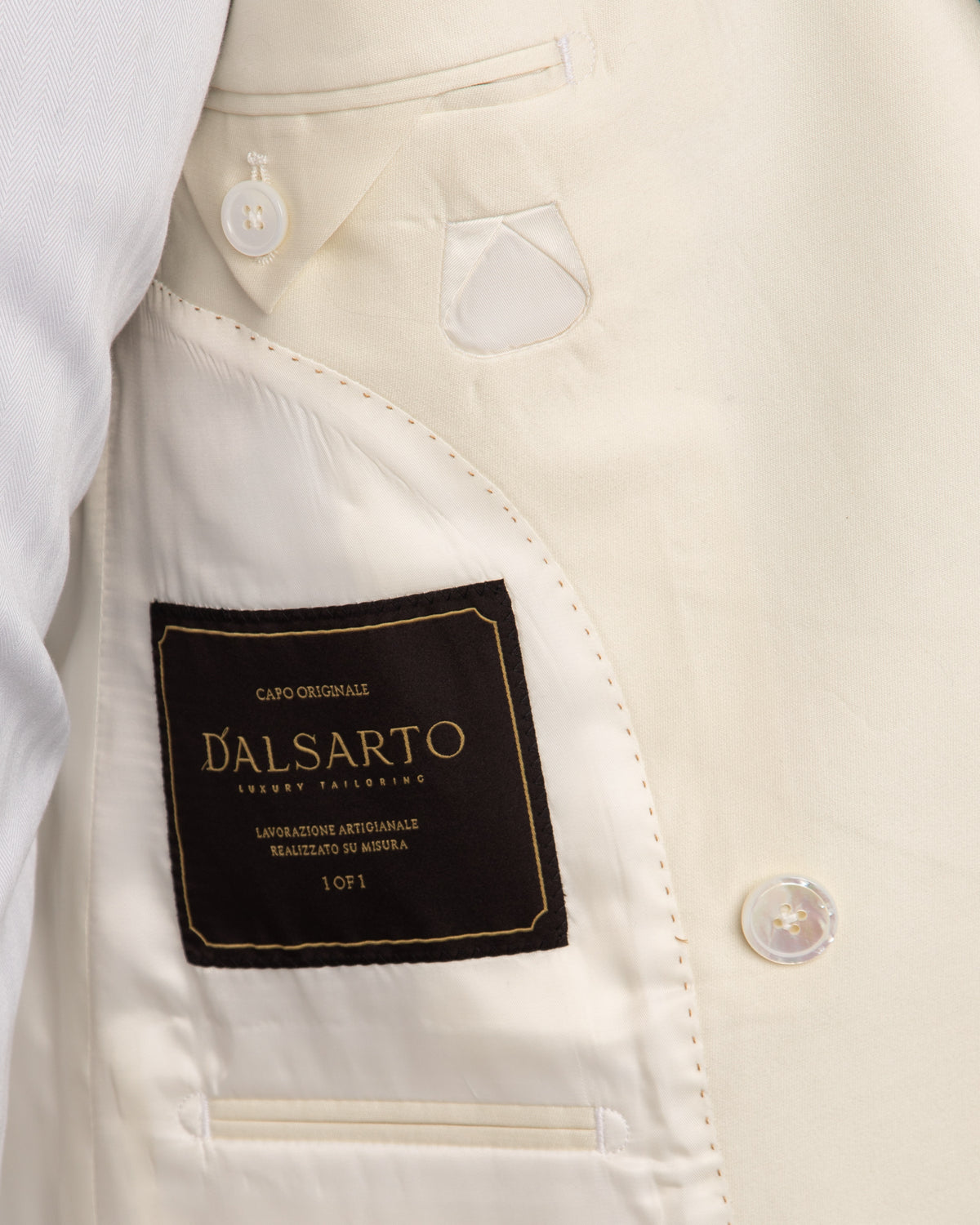 Perugino Cream Ceremony Suit