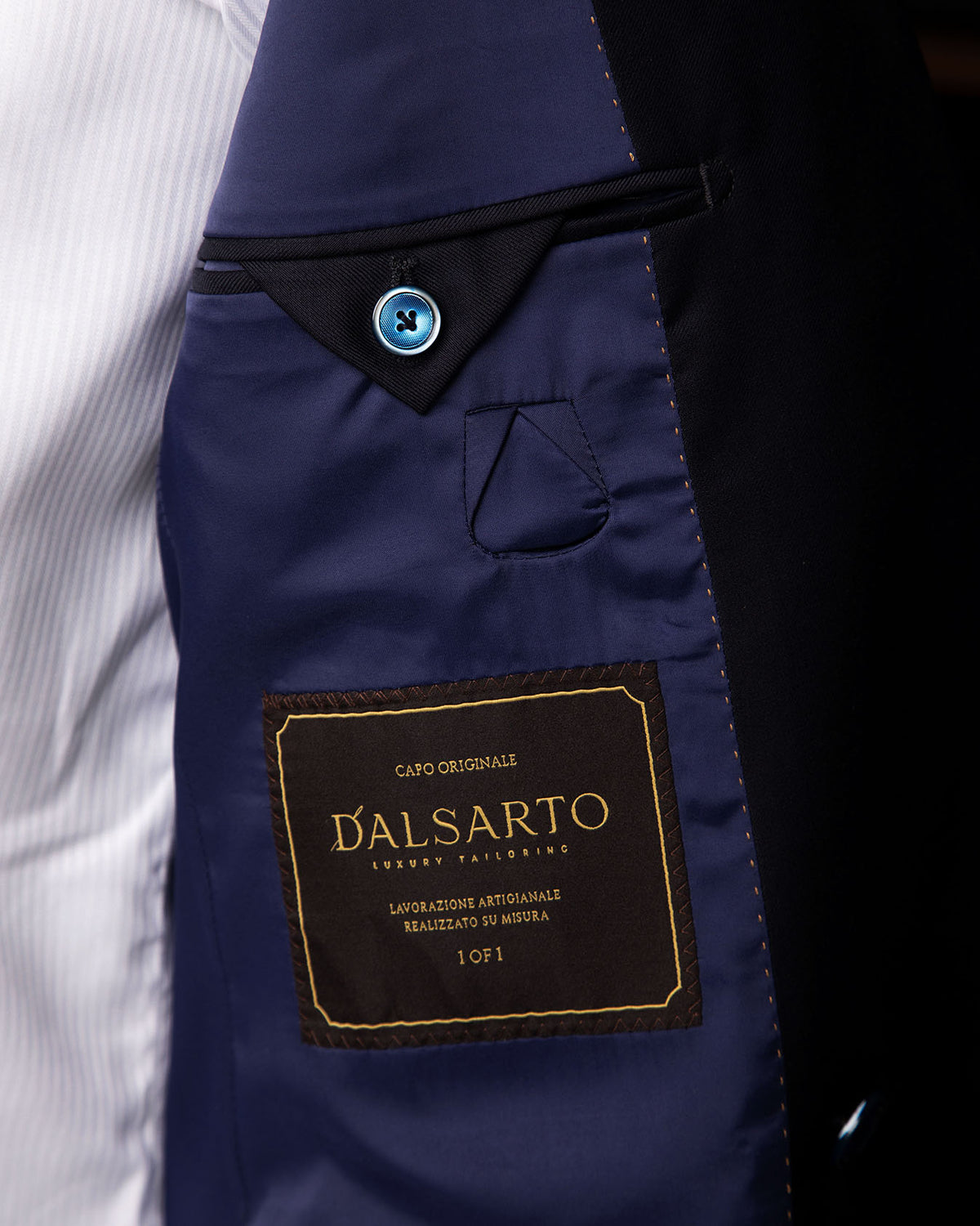 Perugino Navy Blue Suit