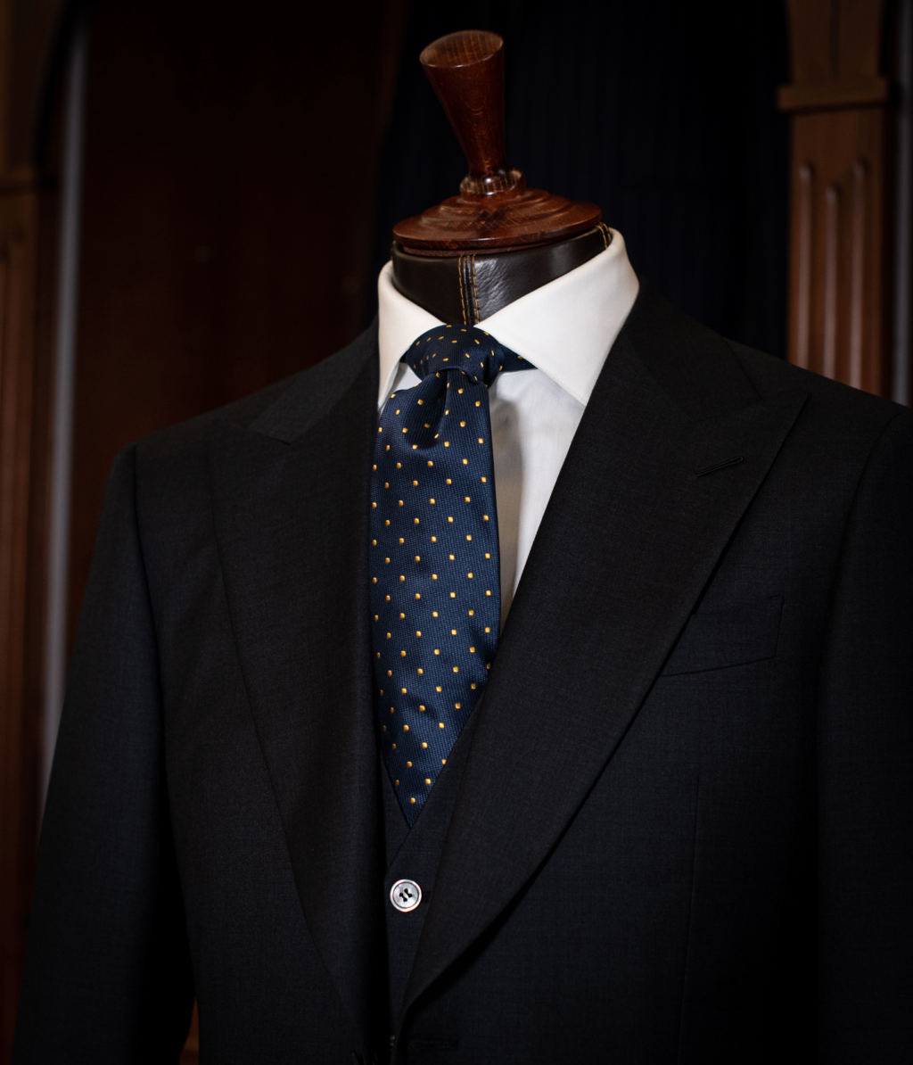 Abito Bernini Grigio Antracite con Gilet