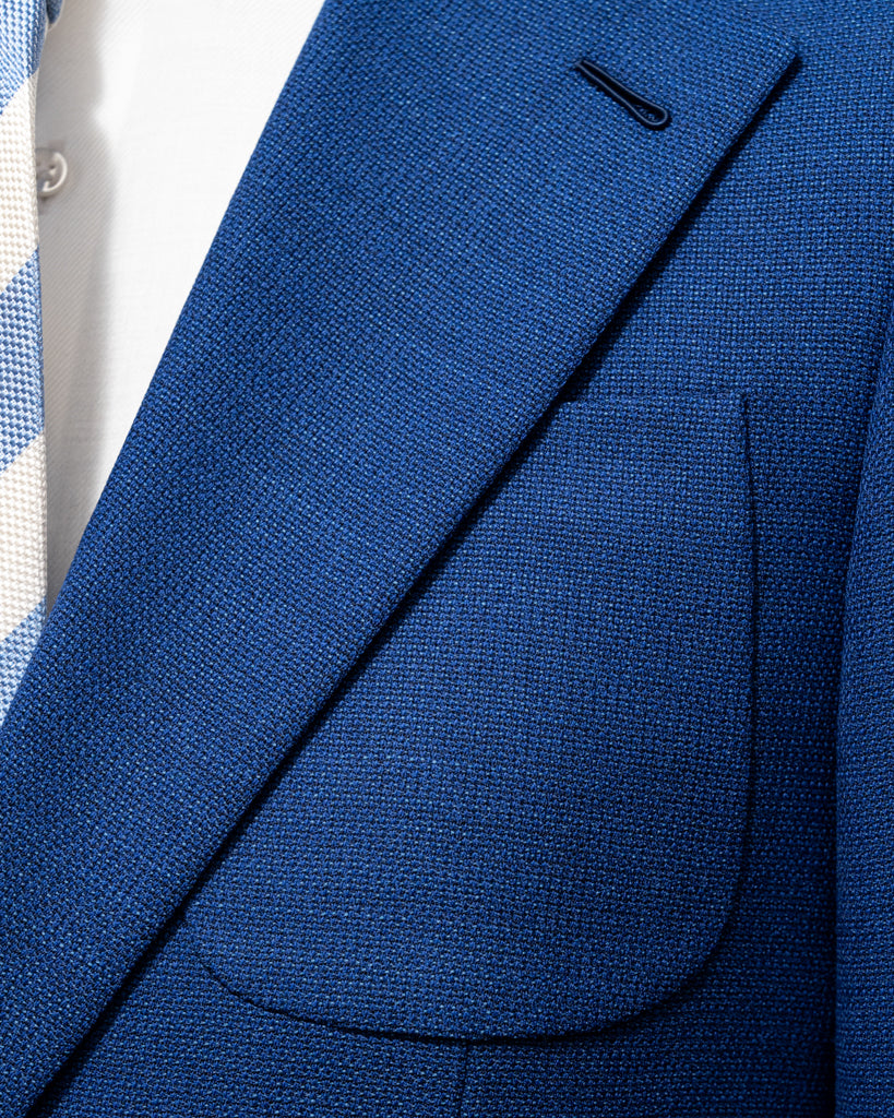Blazer Giotto Hopsack Blu Chiaro