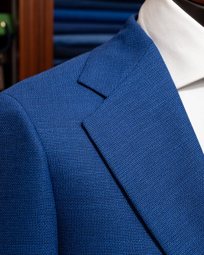 Blazer Giotto Hopsack Blu Chiaro