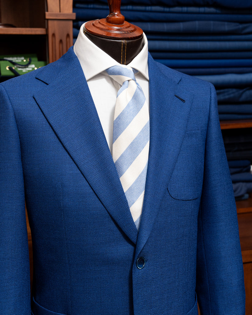 Blazer Giotto Hopsack Blu Chiaro