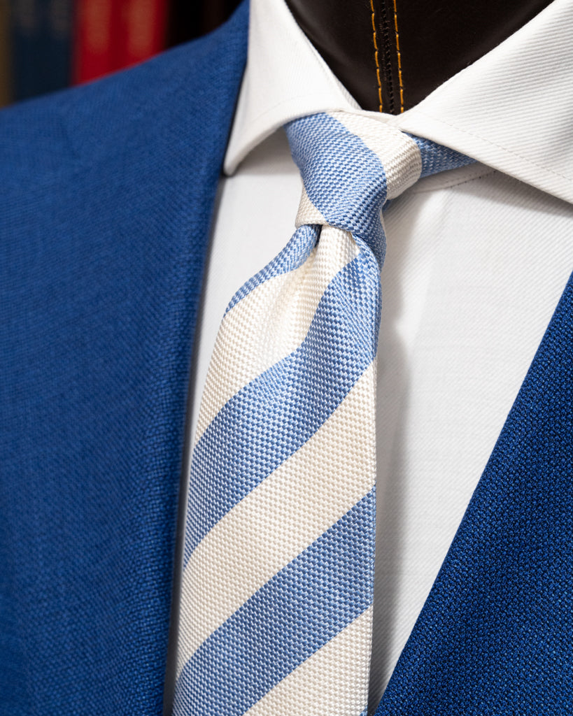Blazer Giotto Hopsack Blu Chiaro