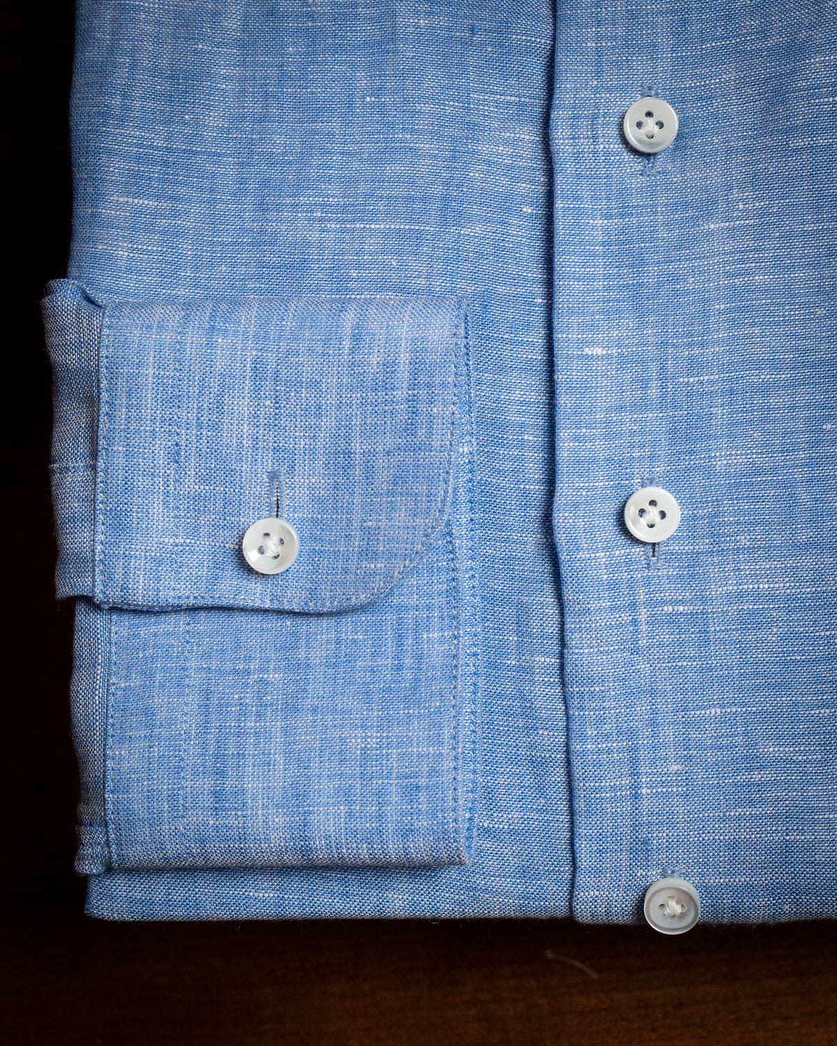 Blue Linen Shirt