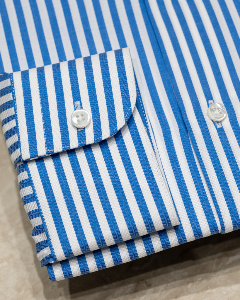 Camicia Azzurra e Bianca Bacchettata