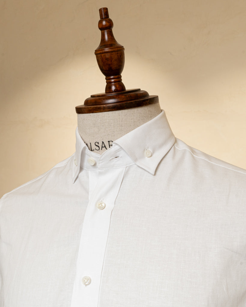 Camicia Bianco Latte Button Down