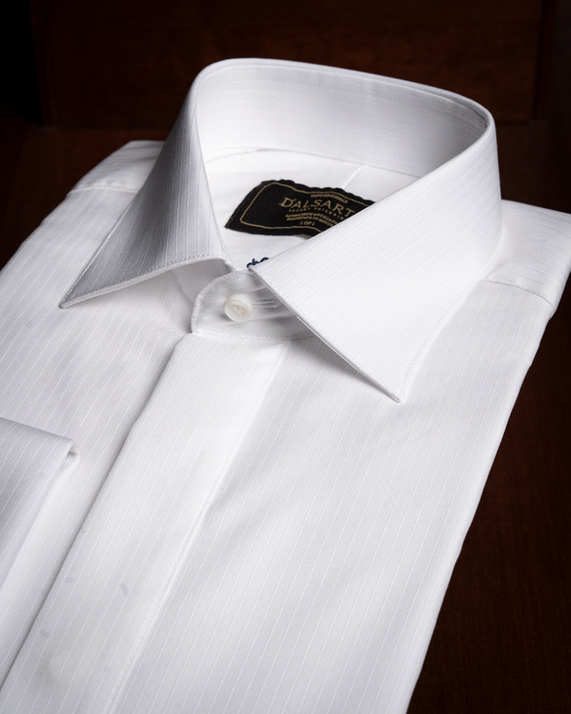 Camicia Cerimonia Bianca con Rilievo