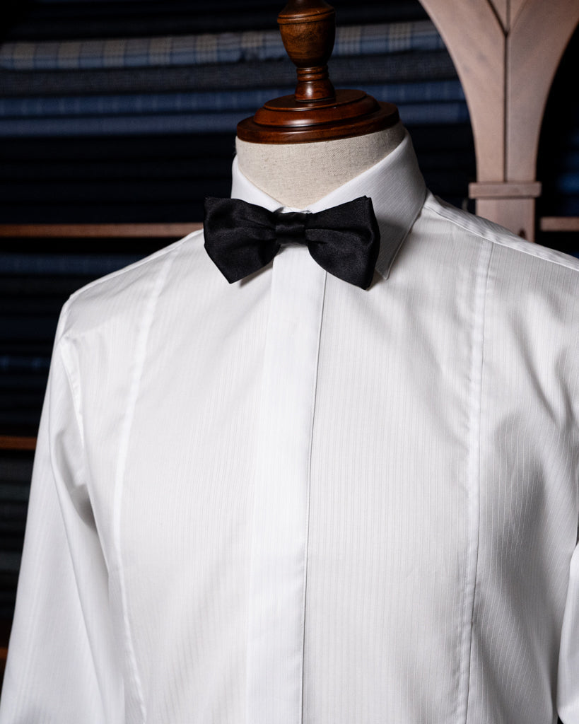Camicia Cerimonia Bianca con Rilievo