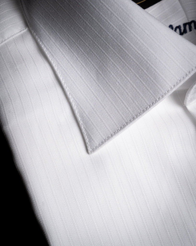 Camicia Cerimonia Bianca con Rilievo