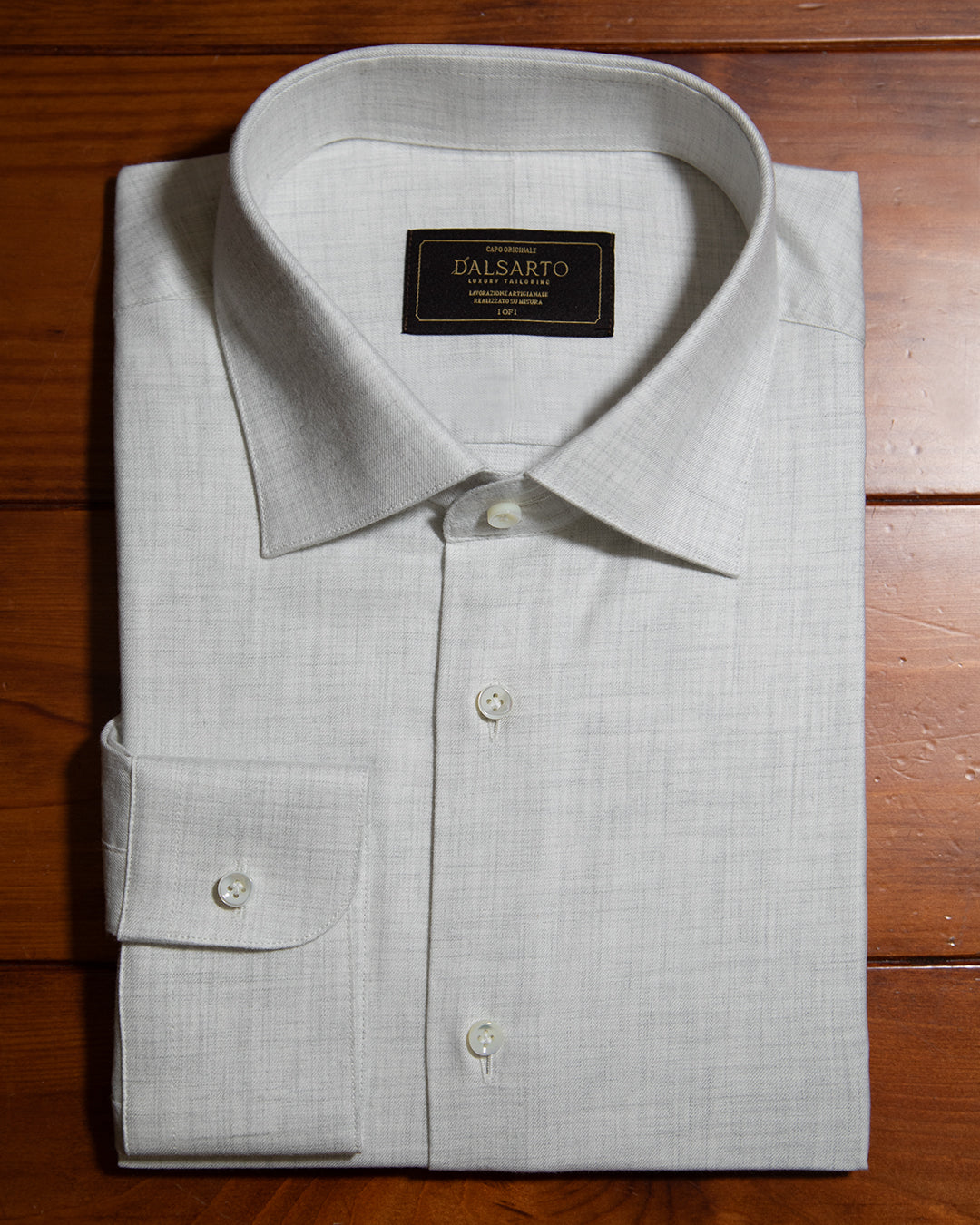 Camicia Bianco Spento Melange