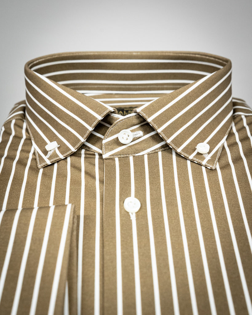 Camicia Marrone Bacchettata