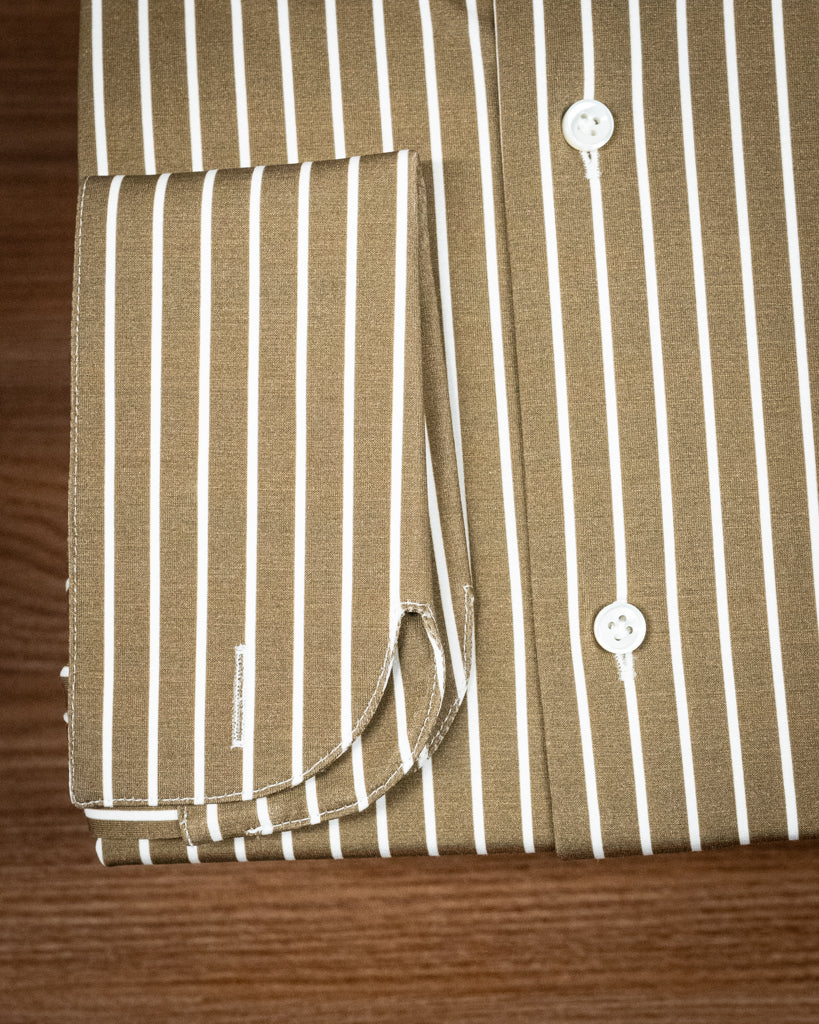 Brown Striped Shirt