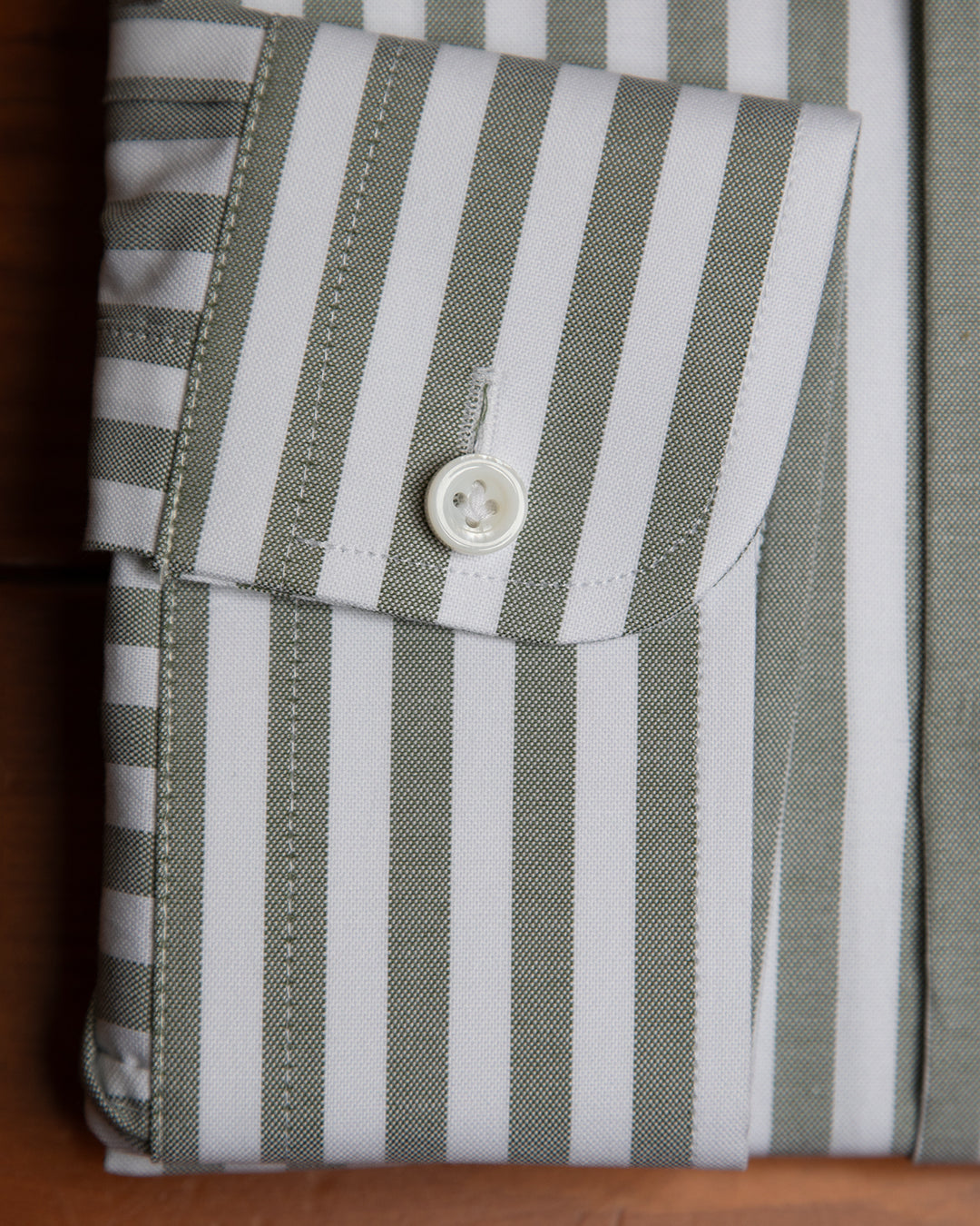 Camicia Righe Verdi