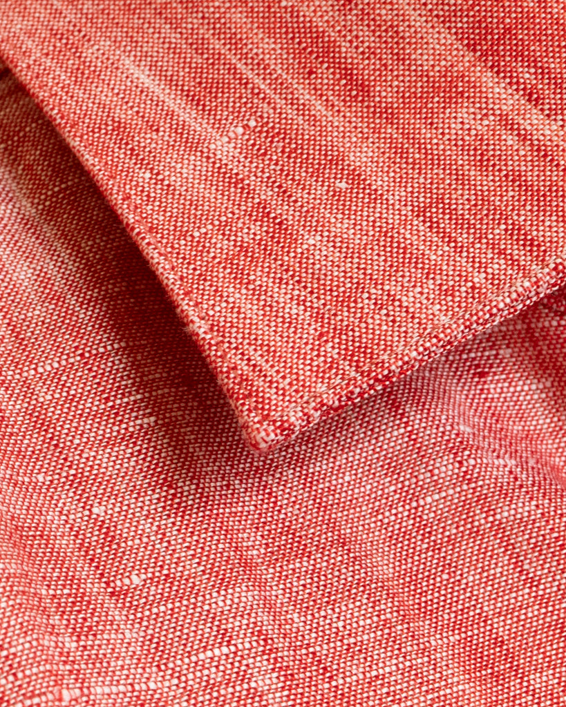 Red Linen Shirt