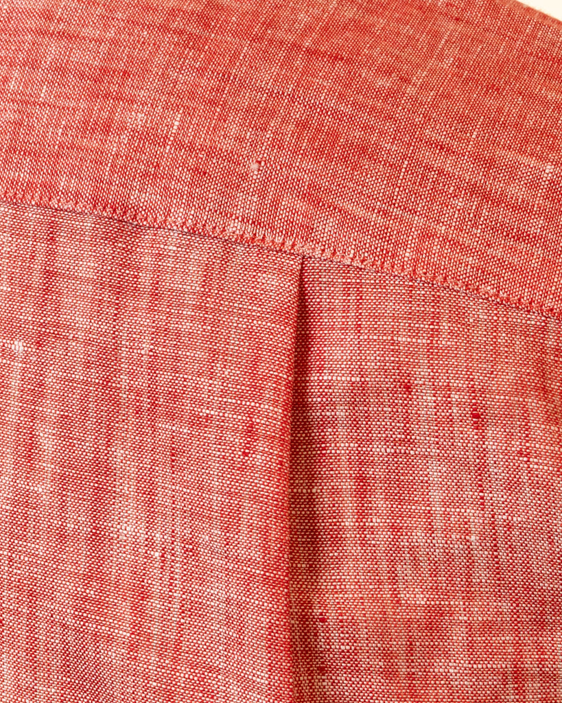 Red Linen Shirt