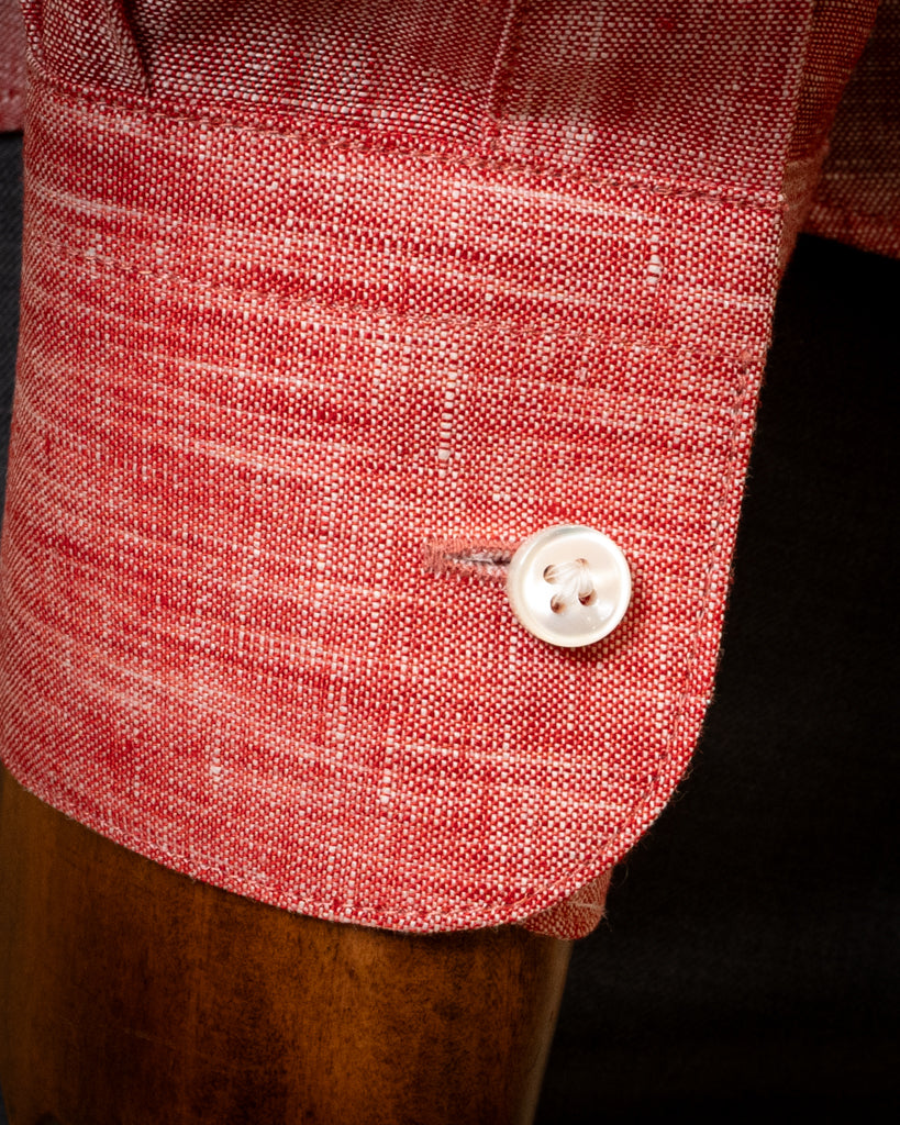 Red Linen Shirt