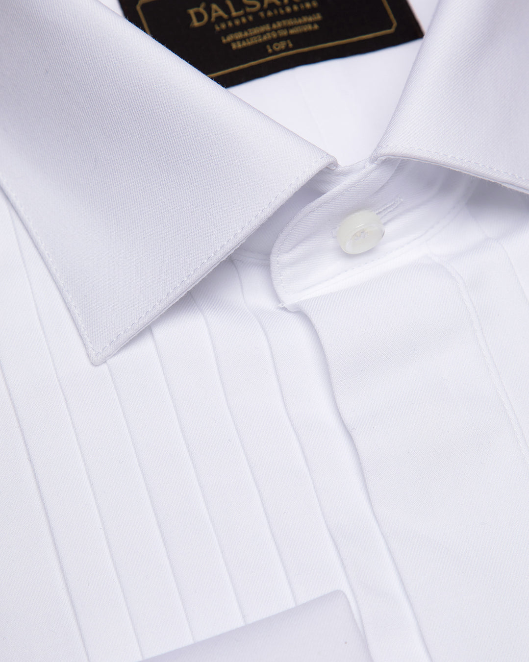 Camicia Smoking con Plissé