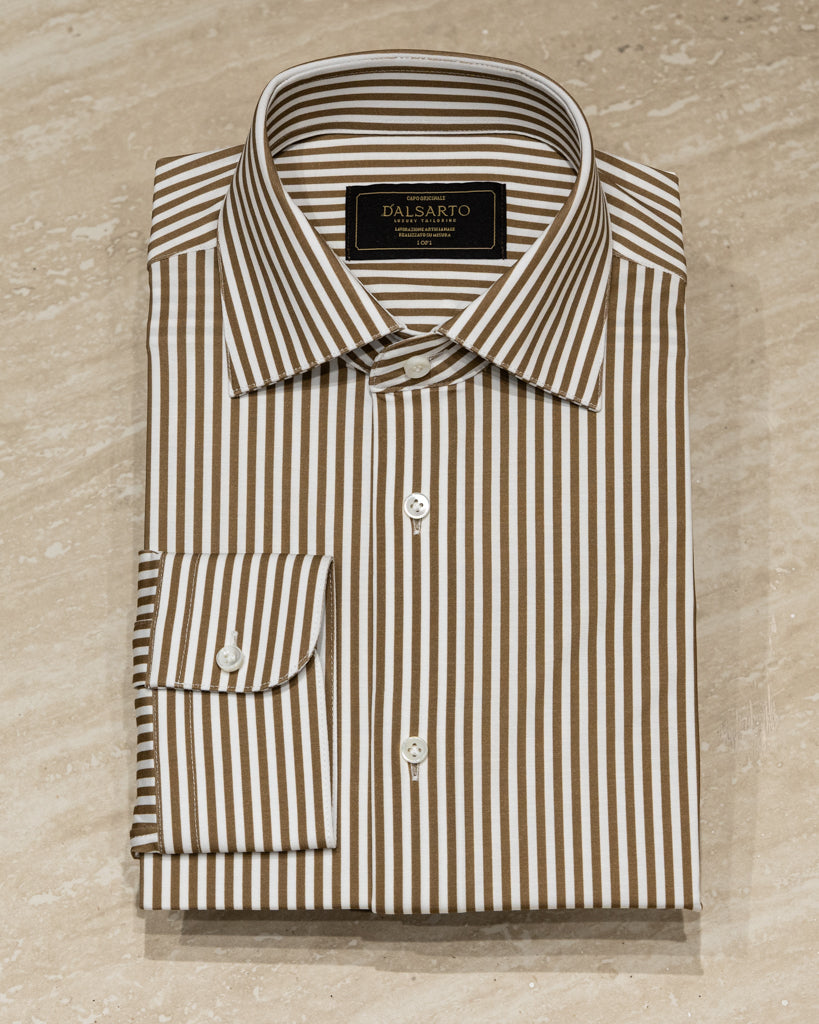 Hazelnut Stretch Shirt with Wand