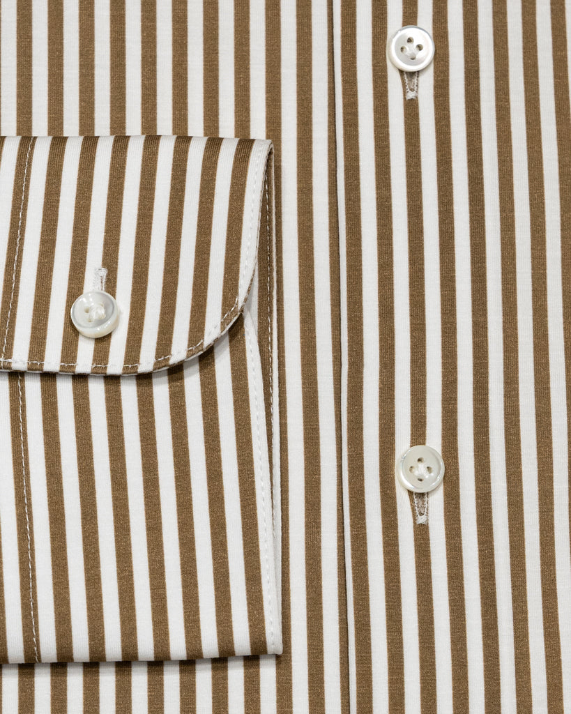 Hazelnut Stretch Shirt with Wand
