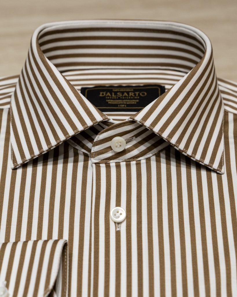 Hazelnut Stretch Shirt with Wand
