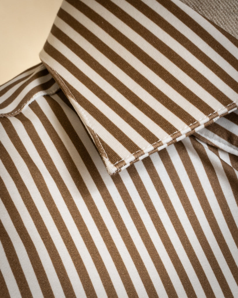 Hazelnut Stretch Shirt with Wand