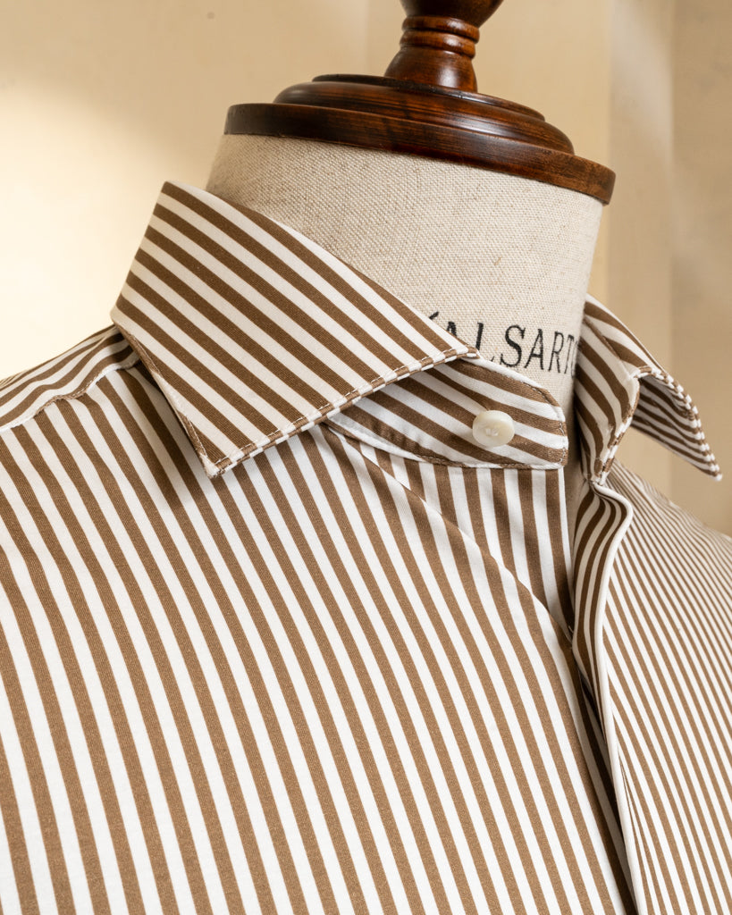 Hazelnut Stretch Shirt with Wand