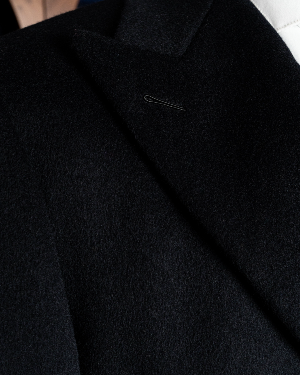 Cappotto Ghiberti Blu Lana Cashmere