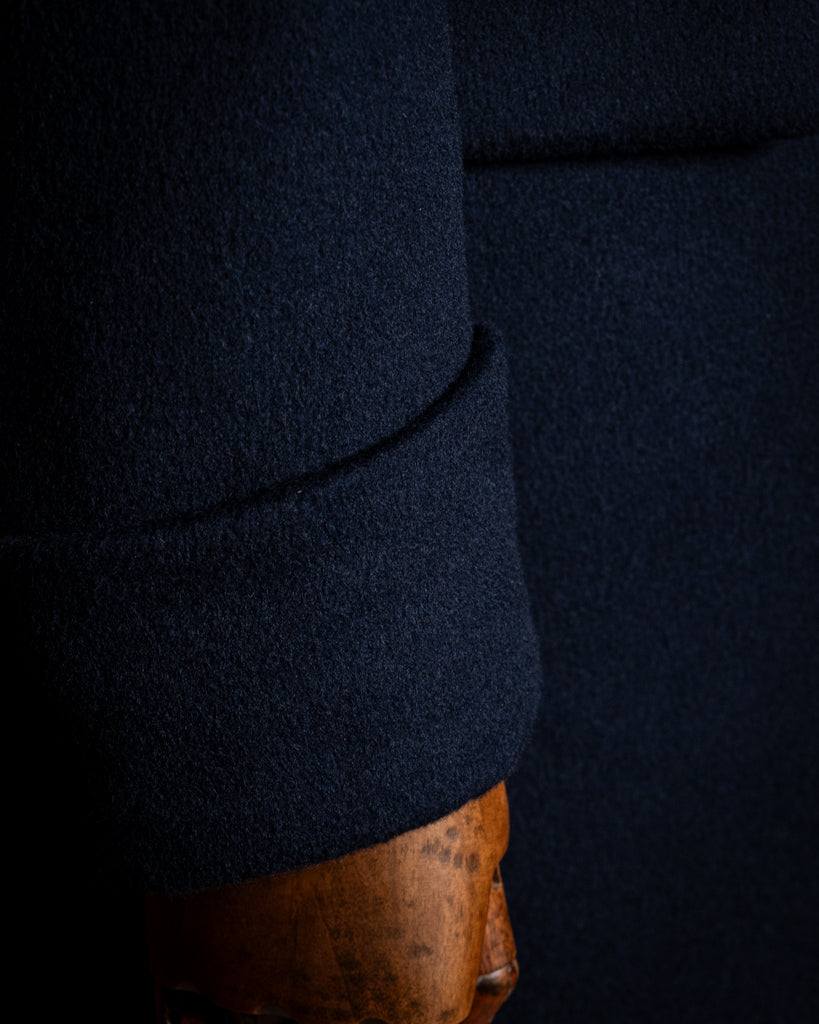 Cappotto Ghiberti Blu Scuro Lana Cashmere
