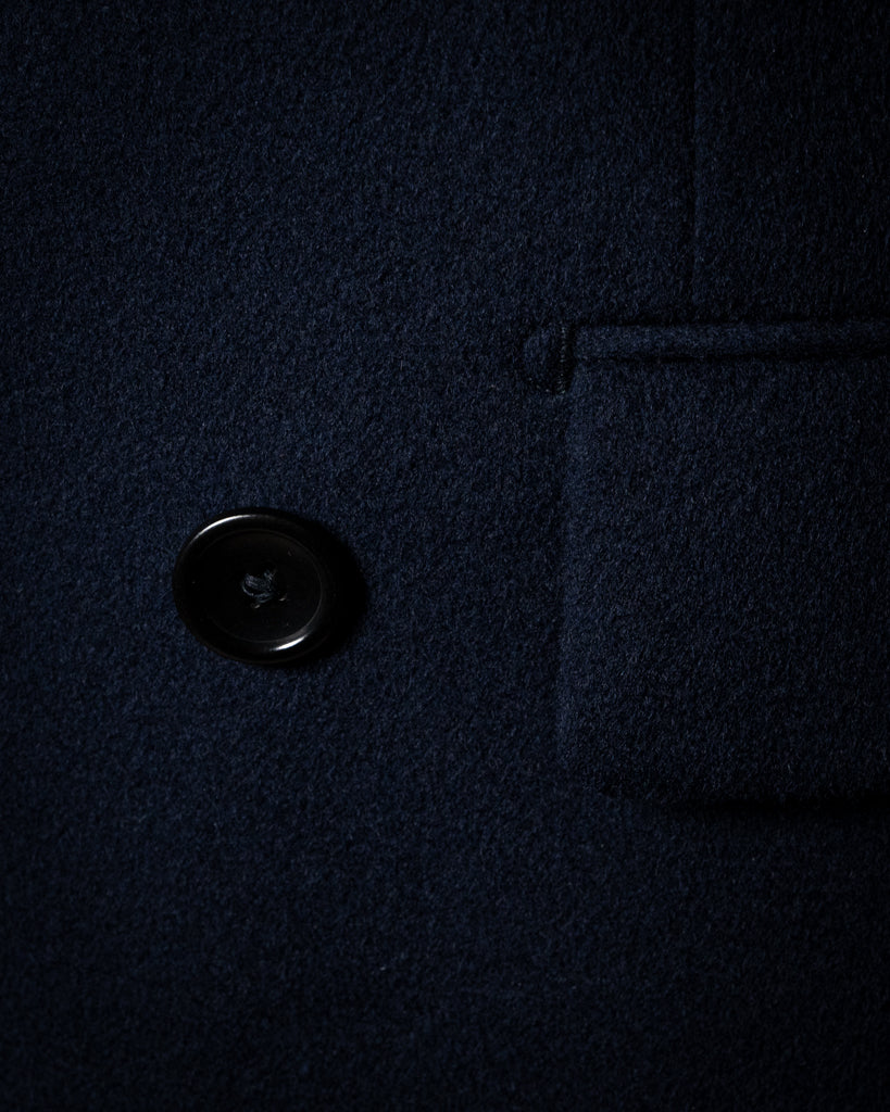 Cappotto Ghiberti Blu Scuro Lana Cashmere