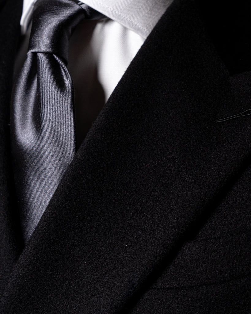 Cappotto Ghiberti Nero Lana Cashmere