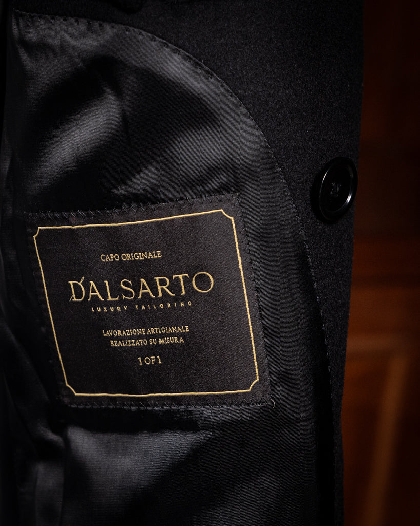 Cappotto Ghiberti Nero Lana Cashmere