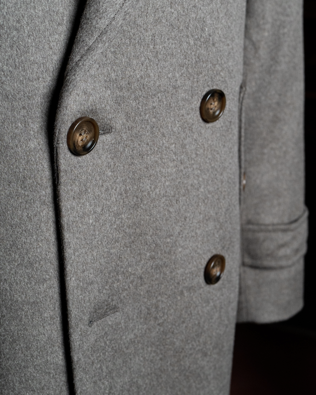 Cappotto Napoleone Grigio Lana Cashmere