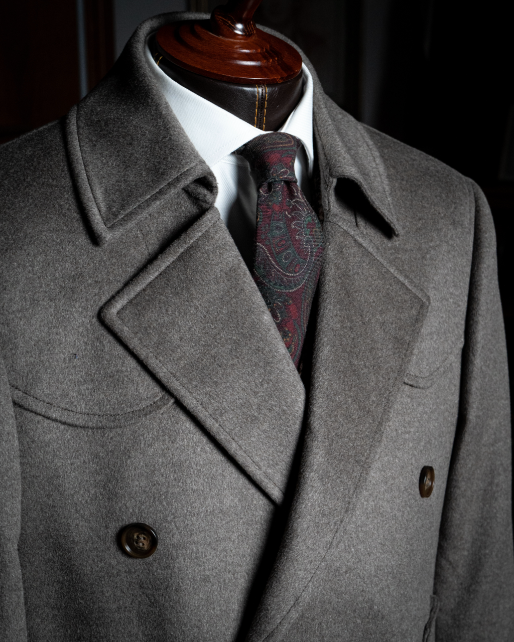 Cappotto Napoleone Grigio Lana Cashmere