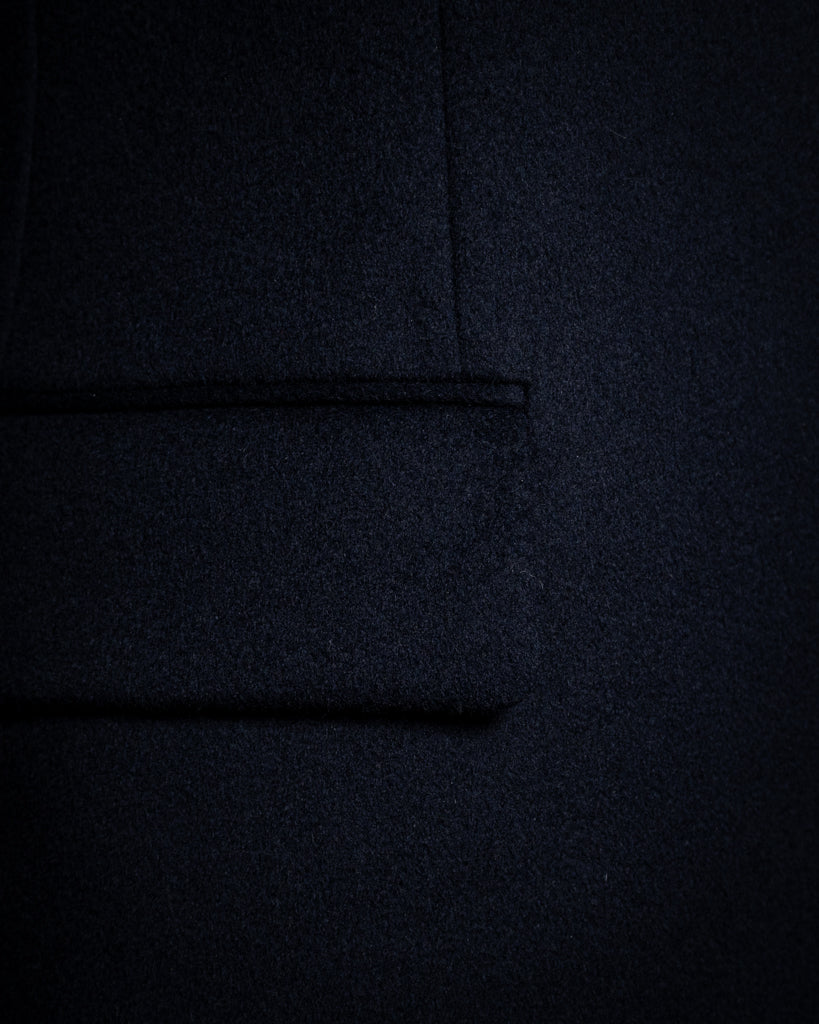 Cappotto Mantegna Blu Scuro Lana Cashmere