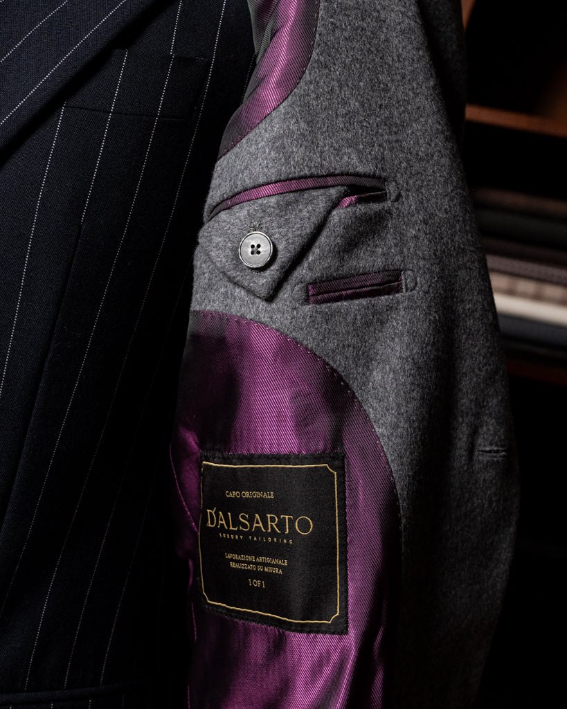 Cappotto Mantegna Grigio Chiaro Lana Cashmere