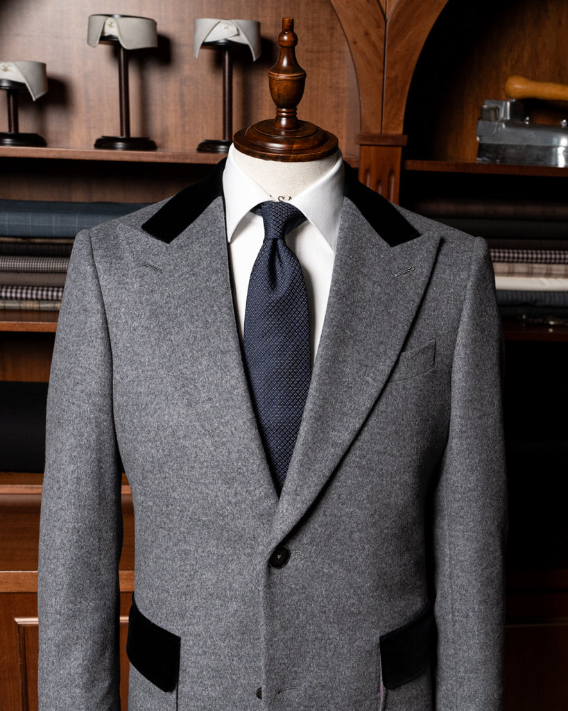 Cappotto Mantegna Grigio Chiaro Lana Cashmere