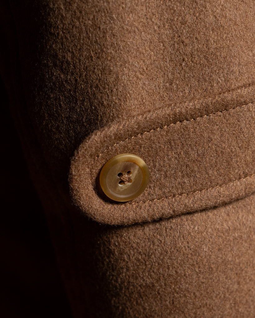 Cappotto Napoleone Cammello con Velluto