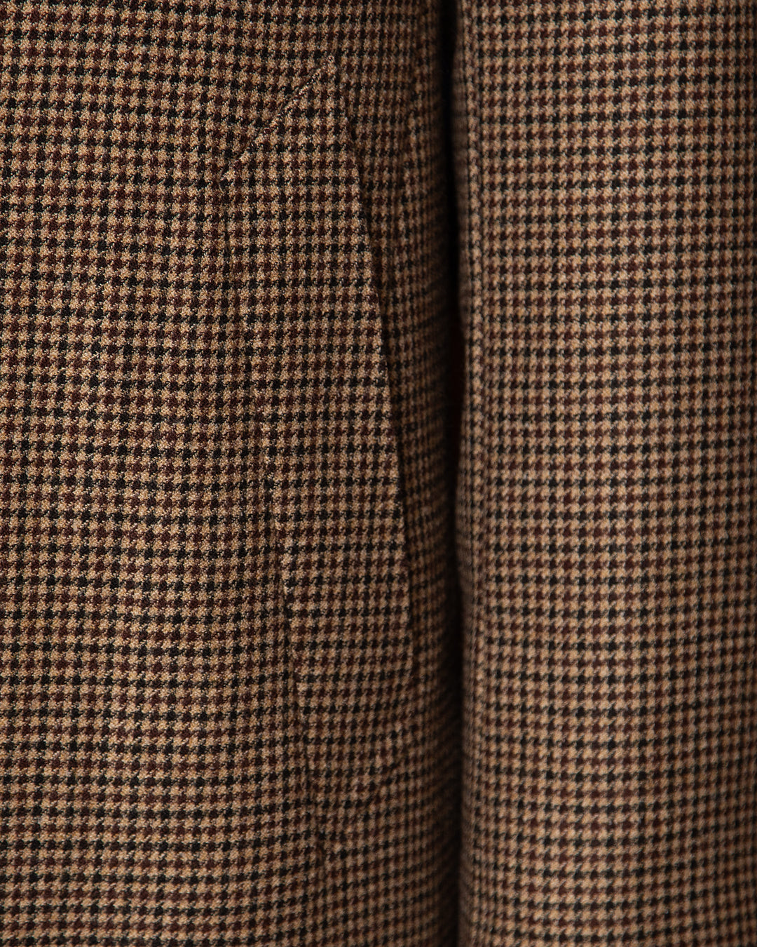 Cappotto Pied de Poule Nocciola