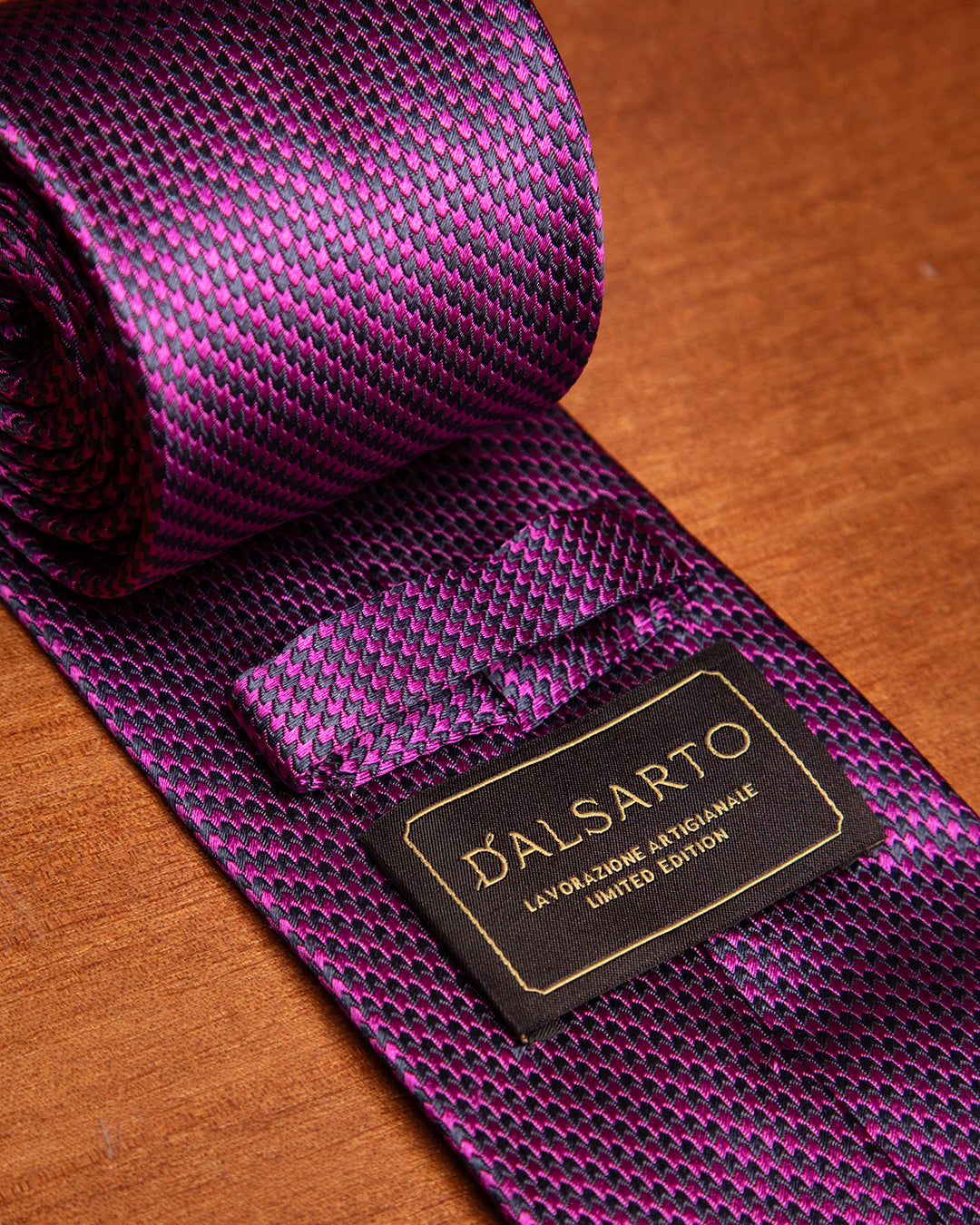 Purple Micro-Pattern Tie