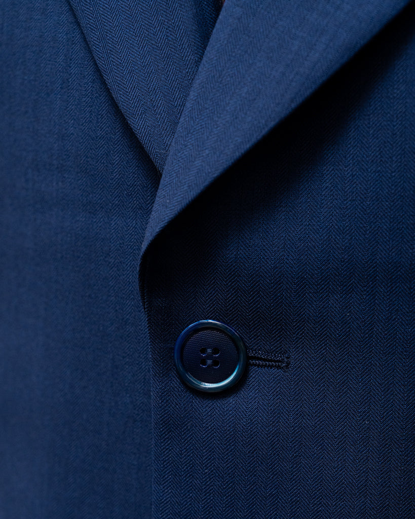 Bernini Light Blue Herringbone Jacket