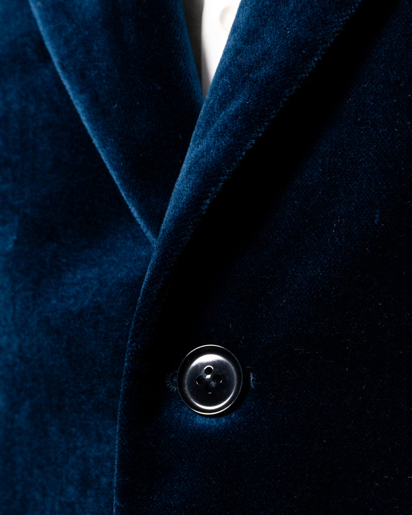 Giacca Bernini Velluto Blu