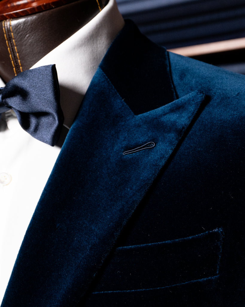Giacca Bernini Velluto Blu