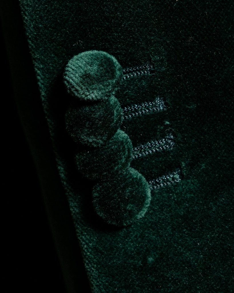 Giacca Bernini Velluto Verde