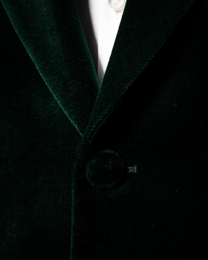 Giacca Bernini Velluto Verde